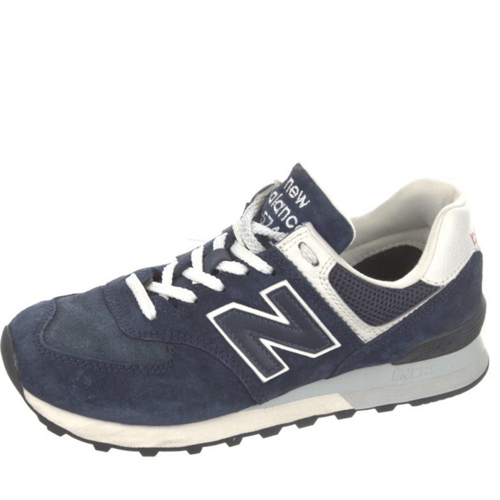 New Balance 574 -Navy Suede - W 7.5/M 6 - Picture 2 of 5